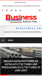Mobile Screenshot of businessadvicefree.com