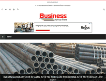 Tablet Screenshot of businessadvicefree.com